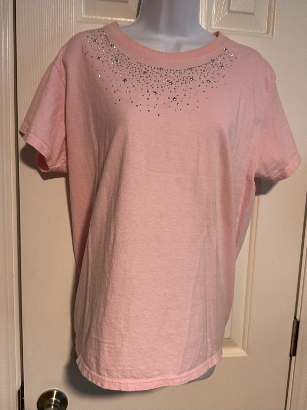 Set of 2 Bling Ladies T-Shirts Sz L - Picture 4 of 9